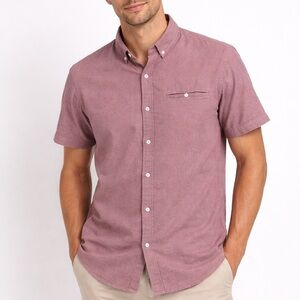 Denim & Flower Men's Mauve Casual Shirt size L